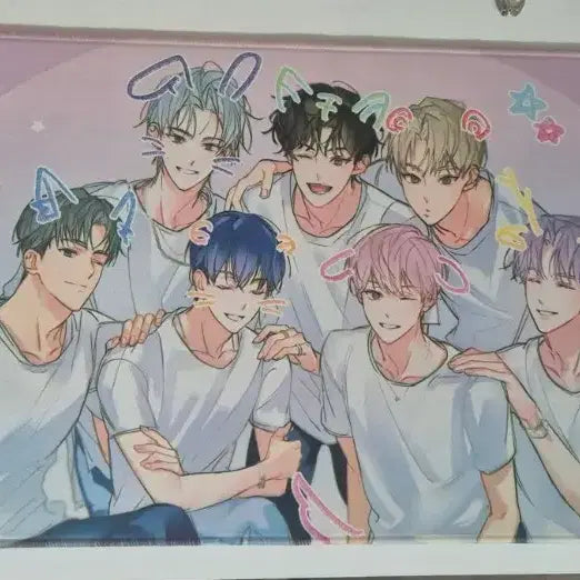 [BUNJANG] Demutj Ryu Geon Woo Orbit ID Card Bundle Set Desk Mat / 데못죽 장패드 류건우 오르빗 출입증 일괄
