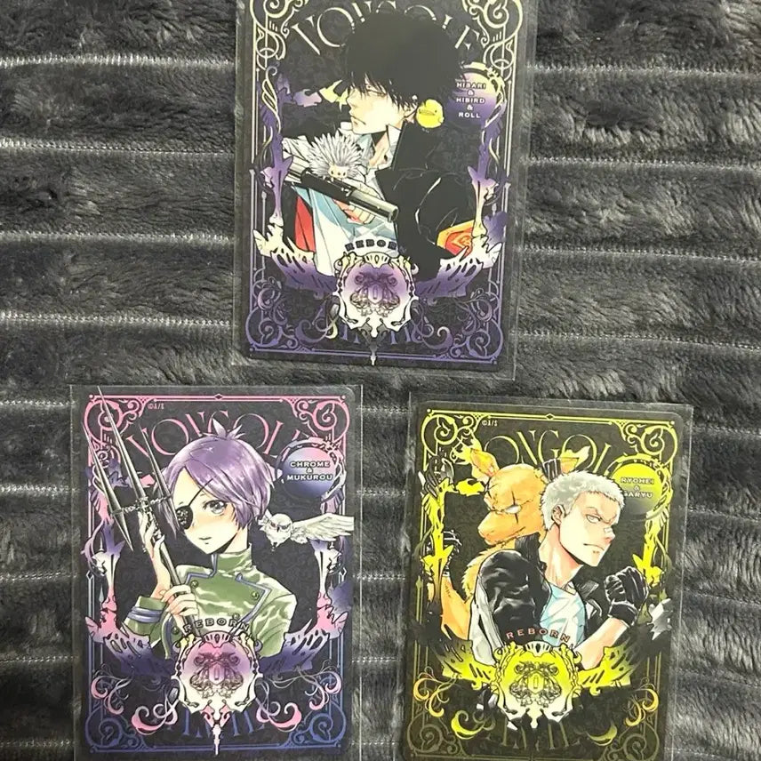 [BUNJANG] Katekyo Hitman Reborn! The Hundred Dilemma Card Set - Hibari, Chrome, Ryohei / 가정교사히트맨 리본 가히리 더 헌드레드 딜레마 카드 특전 히바리 크롬 료헤이