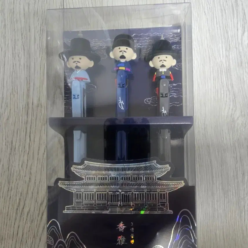 [BUNJANG] Hyangachi x Monami Collaboration Ballpoint Pen 3 Set / 향아치 모나미 콜라보 볼펜 3종세트 양도합니다.