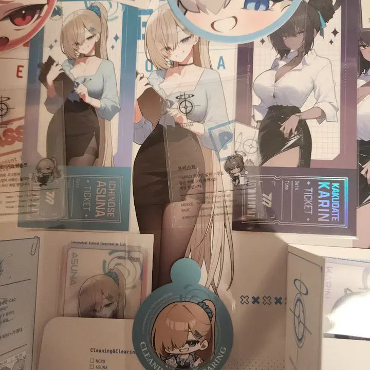 [BUNJANG] Blue Archive C&amp;C Animate Full Character Full Batch Bonus Bundle / 블루아카이브 c&amp;c애니메이트 전캐릭 전주차 특전 일괄팝니다