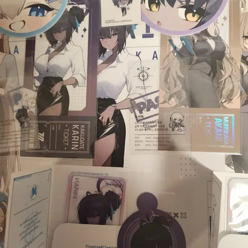 [BUNJANG] Blue Archive C&amp;C Animate Full Character Full Batch Bonus Bundle / 블루아카이브 c&amp;c애니메이트 전캐릭 전주차 특전 일괄팝니다