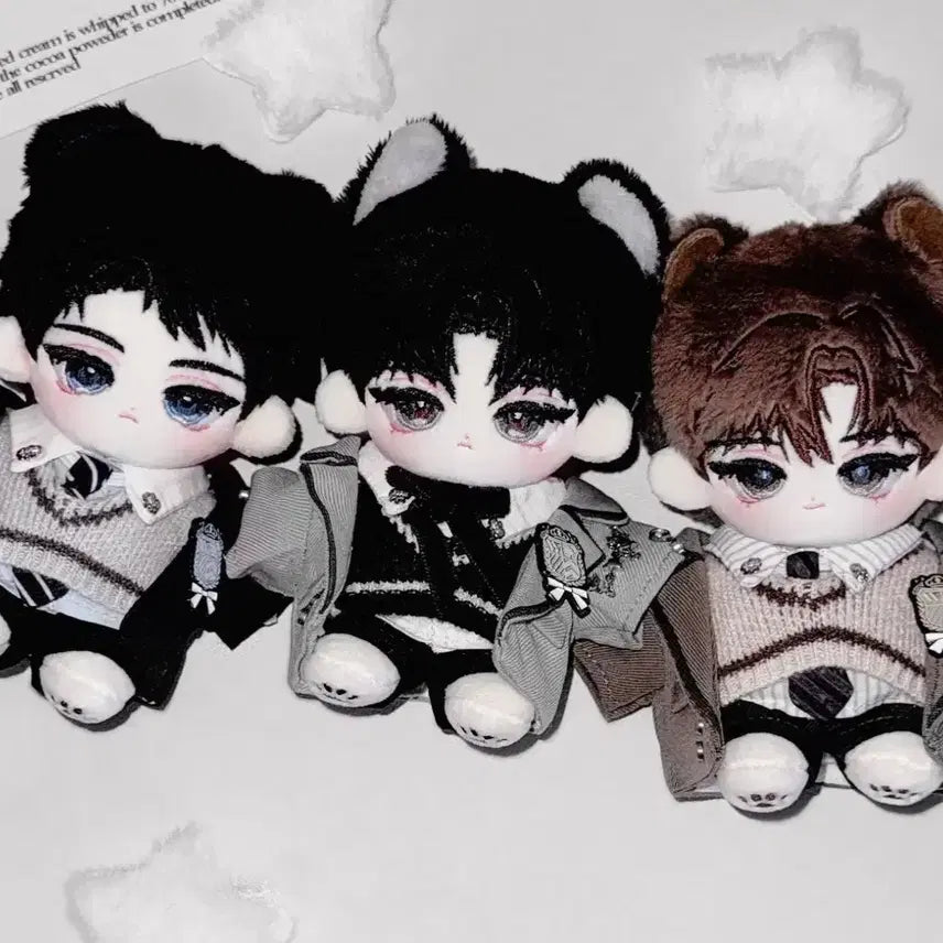 [BUNJANG] Bundle Set Kim Sol-eum Choi Yo-won Ryu Jae-gwan 10cm Plush Dolls Night Series / 일괄) 괴담출근 밤결시리즈 밤결현무1팀 밤결솔음 밤결요원 밤결재관 김솔음 최요원 류재관 솜인형 10cm