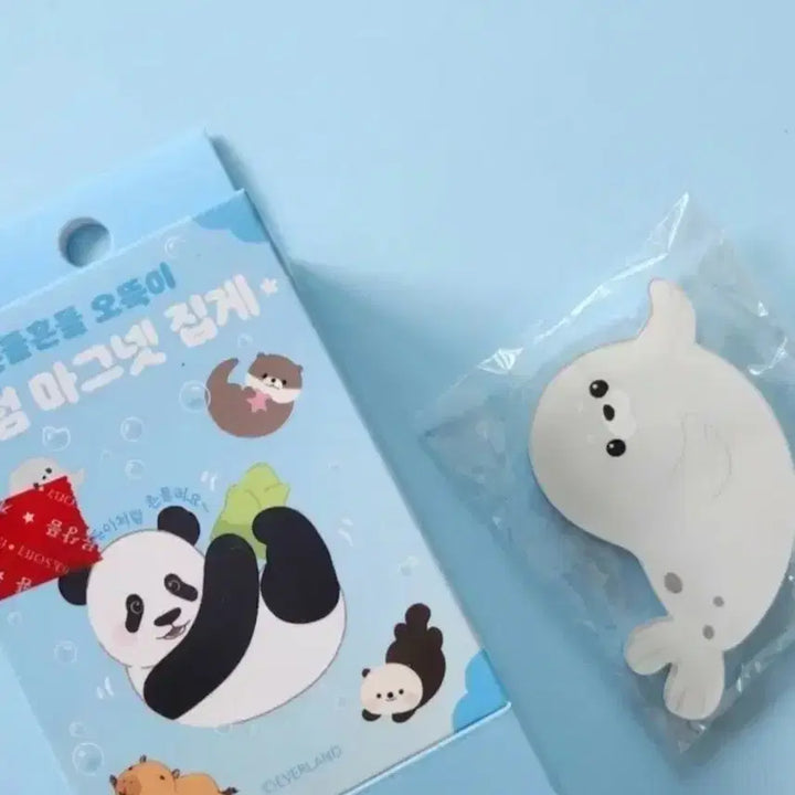 [BUNJANG] Everland Random Magnet Clip Otter, Seal Bundle Set / 일괄판매) 에버랜드 랜덤 마그넷 집게 / 수달, 물범
