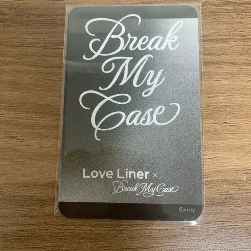 [BUNJANG] Love Liner Break My Case Card / 러브라이너 브레이크 마이 케이스 카드