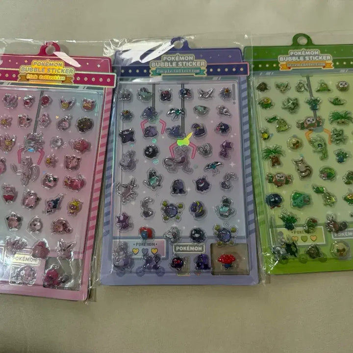 [BUNJANG] Pokemon Bubble Stickers Individual or Bundle Set / 포켓몬 버블 스티커 개별, 일괄 가능