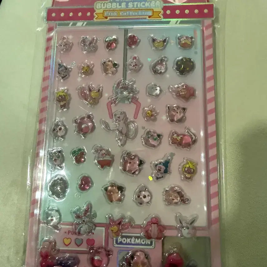 [BUNJANG] Pokemon Bubble Stickers Individual or Bundle Set / 포켓몬 버블 스티커 개별, 일괄 가능