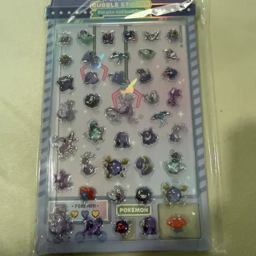 [BUNJANG] Pokemon Bubble Stickers Individual or Bundle Set / 포켓몬 버블 스티커 개별, 일괄 가능
