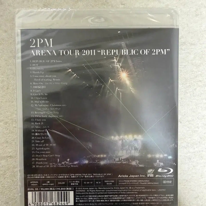 [BUNJANG] 2PM Arena Tour 2011 REPUBLIC OF 2PM Sealed / [미개봉]2PM 아레나 투어 2011 REPUBLIC OF 2PM