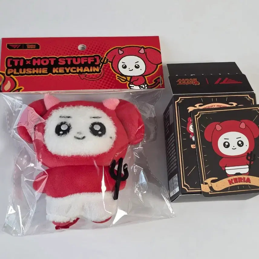 [BUNJANG] T1 Keria Hot Stuff Collaboration Doll + Figure Set / T1 티원 홈그라운드 홈그 hot stuff 케리아 keria 인형 + 피규어 판매