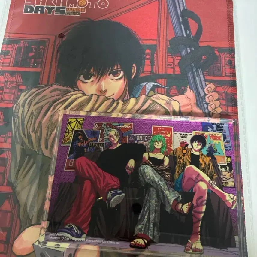 [BUNJANG] Sakamoto Days Nagumo Yoichi Bundle: Mouse Pad (Sealed) + JCC Acrylic Stand / 일괄 가격) 사카모토 데이즈 나구모 마우스 패드(미개봉)+ jcc아크릴 스탠드+리디 박스