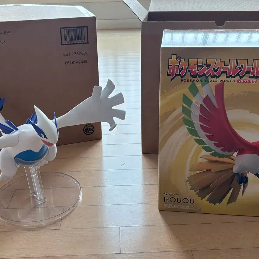 [BUNJANG] Pokemon Scale World Lugia &amp; Ho-Oh Figure Set / 포켓몬 스케일 월드 루기아/칠색조 피규어