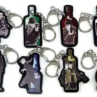 [BUNJANG] Detective Conan Black Organization Acrylic Keychain Bundle Set / 명탐정 코난 검은조직 아크릴 키링 일괄