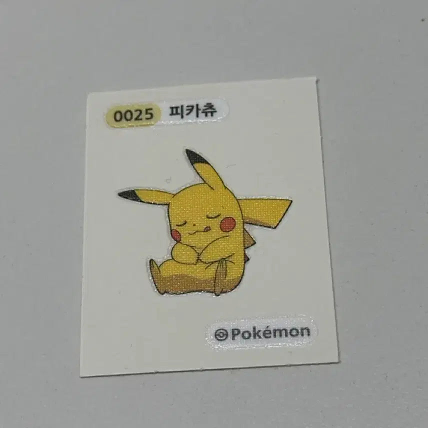 [BUNJANG] Pikachu Tteokbokki Sticker 0025 / 피카츄 띠부씰 0025