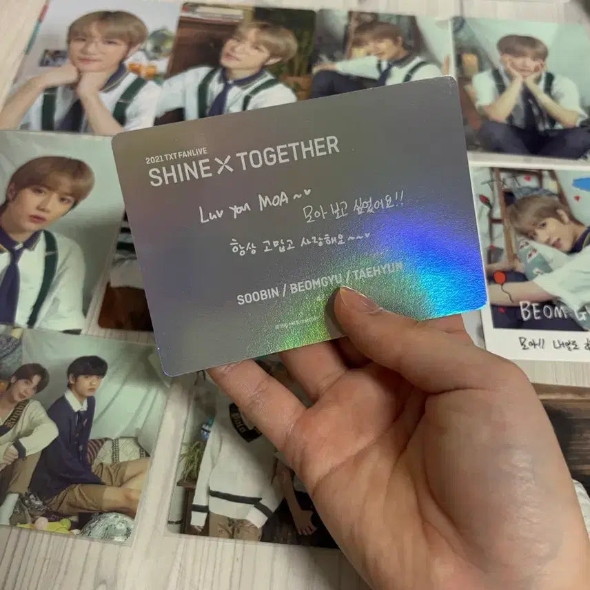 [BUNJANG] TXT (TOMORROW X TOGETHER) Beomgyu Photocard &amp; Unit Photocard Bundle Set / 투바투 샤바투 범규 포카+유닛포카4장