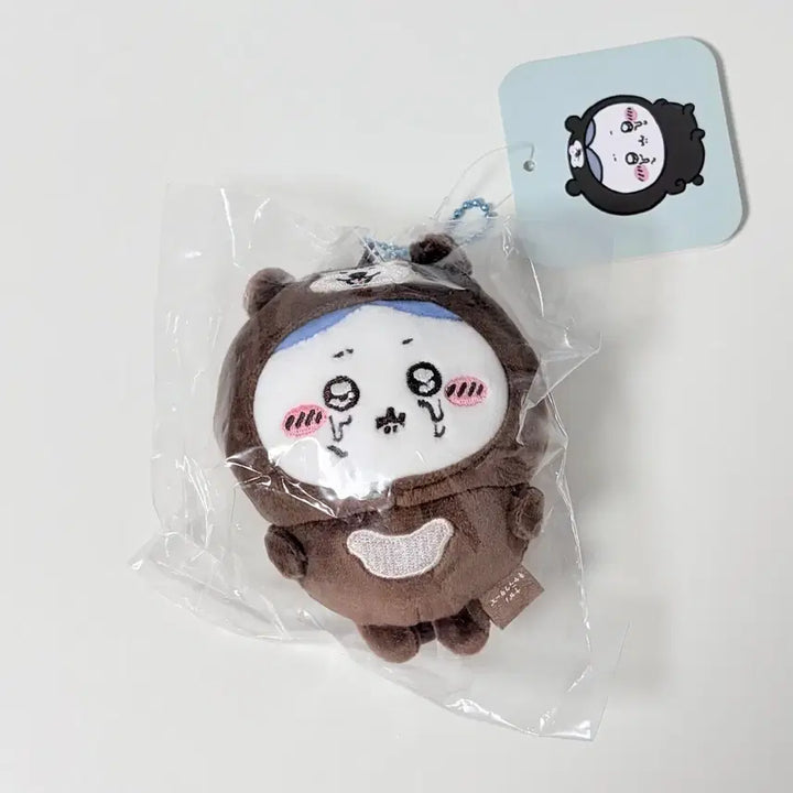 [BUNJANG] Chiikawa Shop Malley Bear Hachiwara Mascot Plush Toy / 치이키와샵 말레이곰 하치와레 마스코트 인형