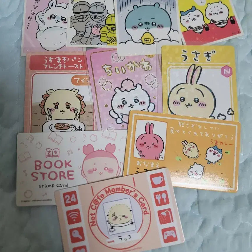 [BUNJANG] Chiikawa Goods Card Bundle Set / 치이카와 굿즈 카드 일괄