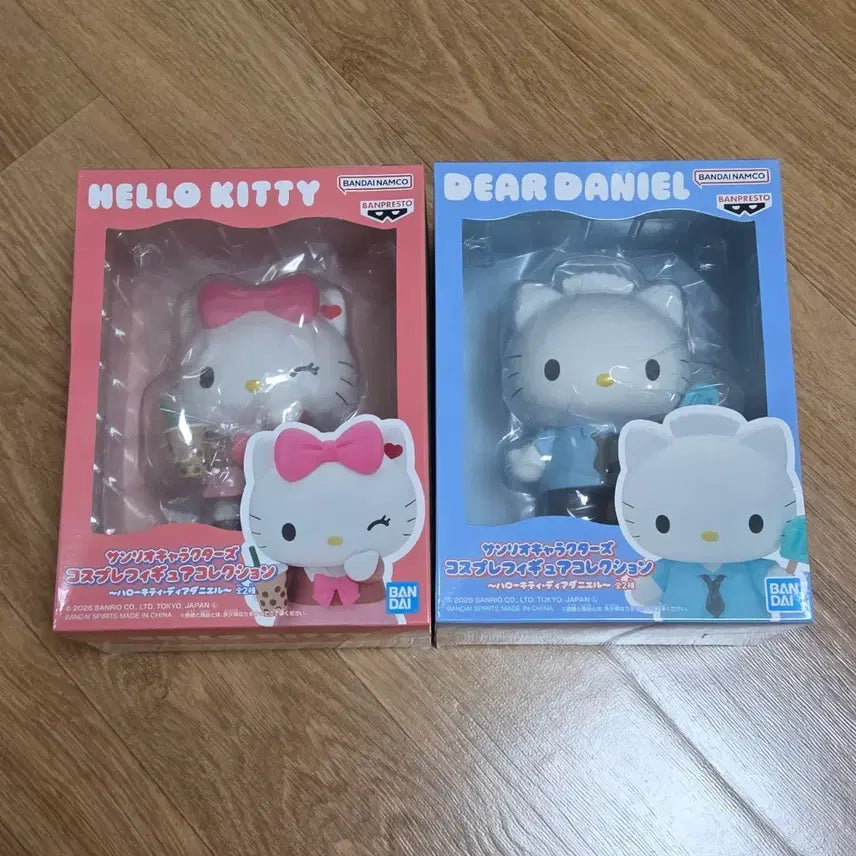 [BUNJANG] Sanrio Cosplay Figure Collection Kitty &amp; Daniel Bundle Set / 산리오 코스프레 피규어 컬렉션 키티&amp;다니엘 일괄
