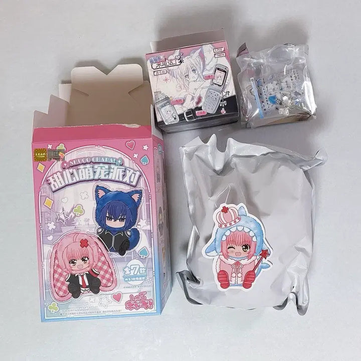 [BUNJANG] Gakuen Alice Rikka Handphone Plush Doll Bundle / 캐릭캐릭체인지 캐캐체 녹음 휴대폰 핸드폰 캐부부 eaki 인형 일괄