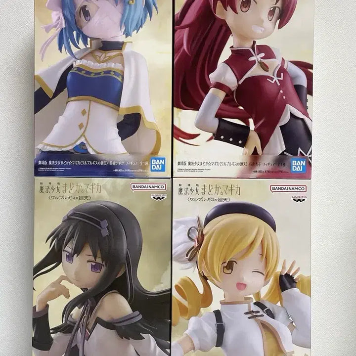 [BUNJANG] Puella Magi Madoka Magica Homura Tomoe Sayaka Kyoko Figure Set / 마법소녀 마도카 마기카 피규어 호무라 토모에 사야카 쿄코