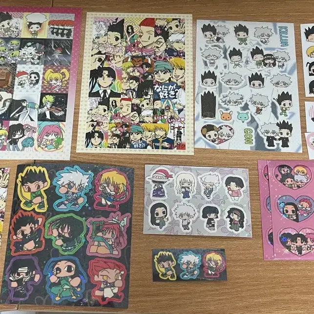 [BUNJANG] Hunter x Hunter Sticker Bundle / 헌터헌터 스티커 일괄 판매