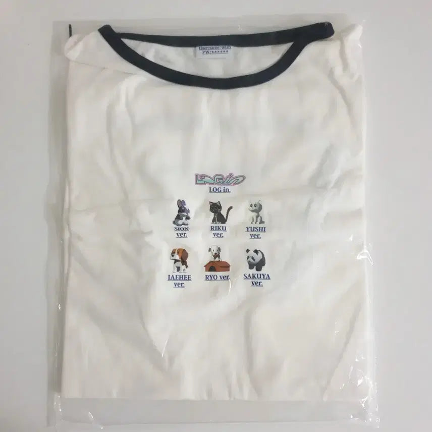 [BUNJANG] NCT WISH Login Fancon T-Shirt Goods / 엔시티위시 로그인 팬콘 티셔츠 굿즈