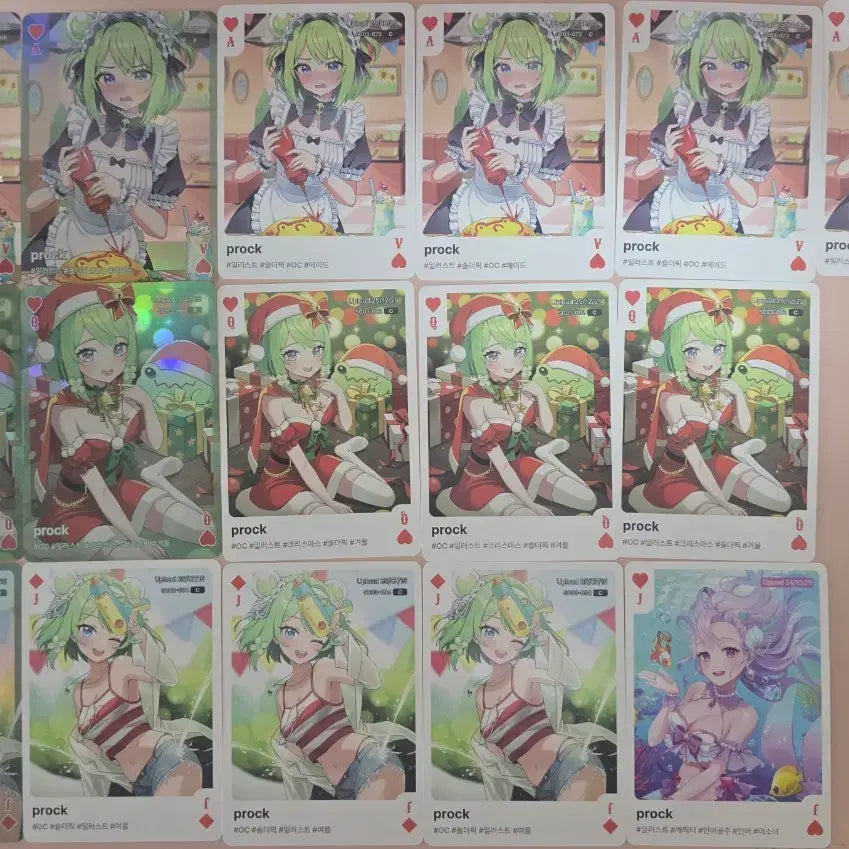 [BUNJANG] Prock Shoulder Pick Set Bundle / prock 숄더픽 카드 UR R C 일괄 판매