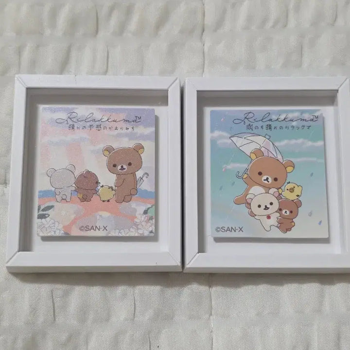 [BUNJANG] Rilakkuma Frame Set (2 Types, Magnet) / 리락쿠마 액자 2종 세트(마그넷)