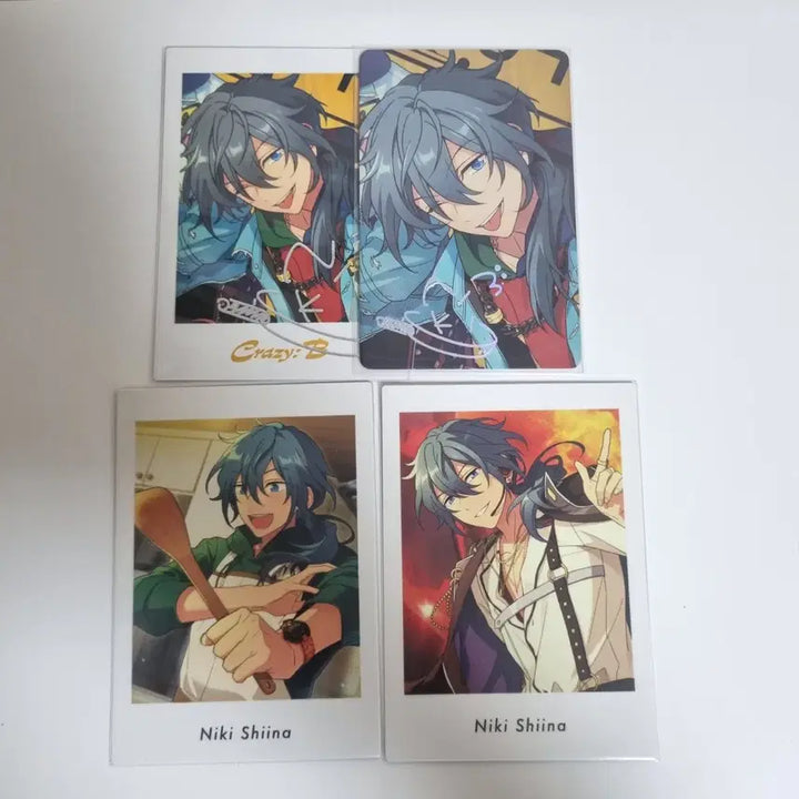 [BUNJANG] Ensemble Stars! Nikolas G. "Nicki" G. 9th Anniversary Can Badge &amp; Clear Card Bundle Set / 일괄) 앙스타 니키 파샤 캔뱃지