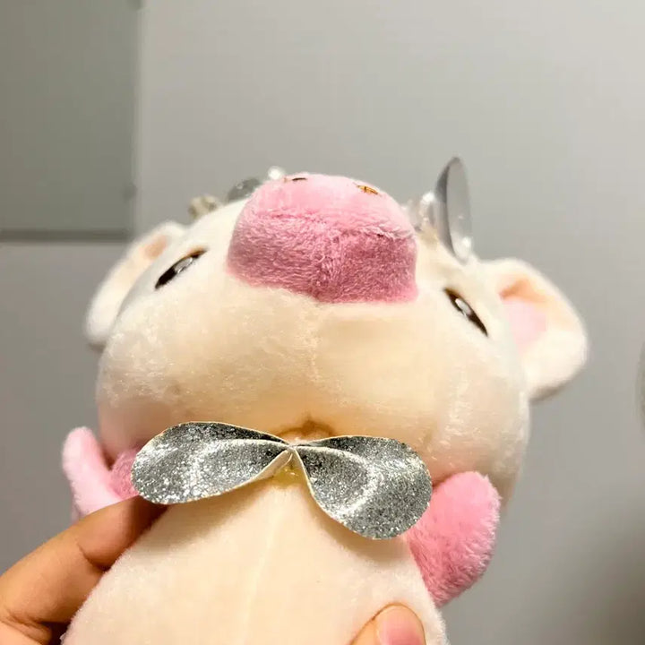 [BUNJANG] Crown Ribbon Pig Plush / 일본 돼지 인형