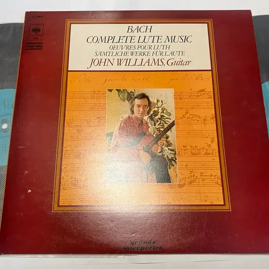 [BUNJANG] Johann Sebastian Bach Complete Lute Music (John Williams Guitar) 2 LP Set / 수입초반2LP) 바흐 류트 음악 전집 LP (존 윌리엄스, 기타)