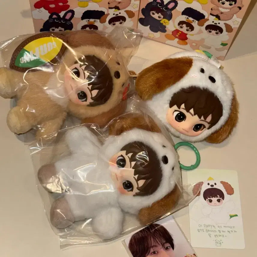 [BUNJANG] RIIZE Popmart "Meongryongi" Full Set with Photocard / 라이즈 팝마트 멍룡이 세트