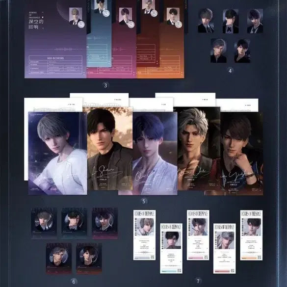[BUNJANG] Love and Deepspace CD Album Set (Shen Xin, Ethan, Kael, Leon, Hao) / 러브앤딥스페이스 럽딥 앨범 cd 세트 심성훈 이서언 기욱 진운 하우주