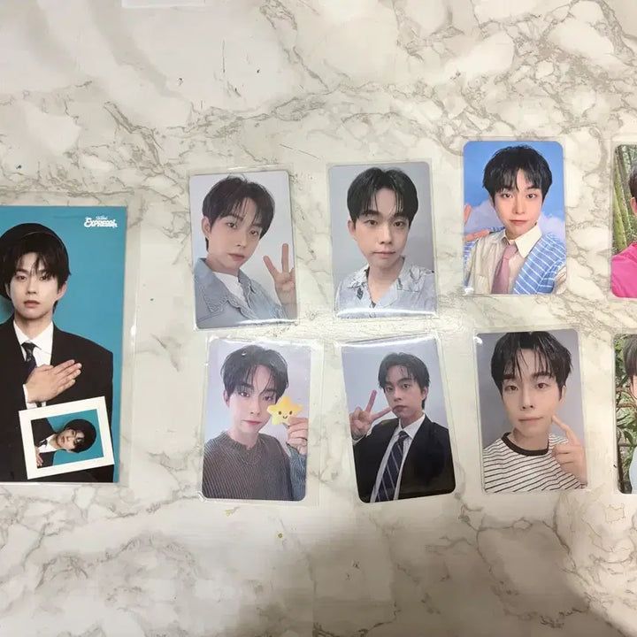[BUNJANG] Lucy Choi Sangyeop Photocard + Postcard Bundle Set / 루시 최상엽 포카 + 엽서 일괄
