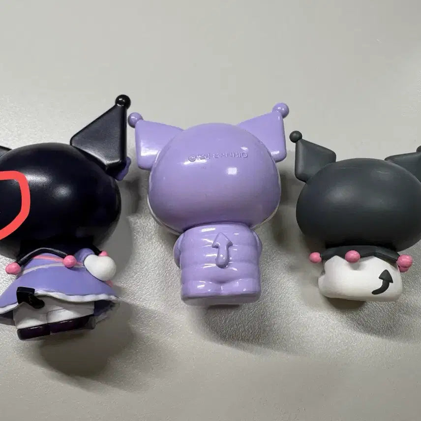 [BUNJANG] Kuromi 3 Types Figure Bundle Set / 쿠로미 피규어 3종 일괄