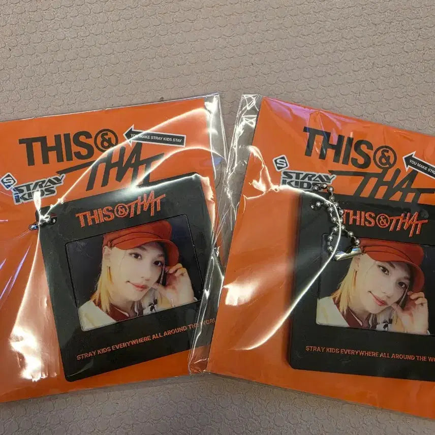 [BUNJANG] Stray Kids Felix This&amp;That Pop-Up Photocard Keychain (Felix) Sealed / 스트레이키즈 this&amp;that 팝업 필릭스 포토 키링 felix 미개봉 원가판매