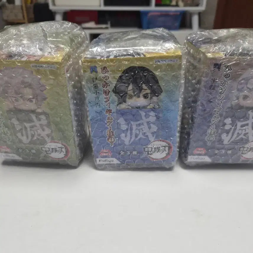 [BUNJANG] Demon Slayer Figures 3-Type Bundle Set (Sanemi, Obanai, Tengen) / 귀멸의칼날 힛카게 3종 일괄[사네미, 이구로, 텐겐]