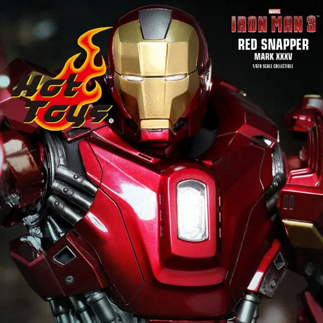 [BUNJANG] Hot Toys Iron Man Mark XXXV Red Snapper Limited Edition 1/6 Scale Figure / 핫토이 아이언맨 마크35 레드스내퍼 한정판 12인치 피규어