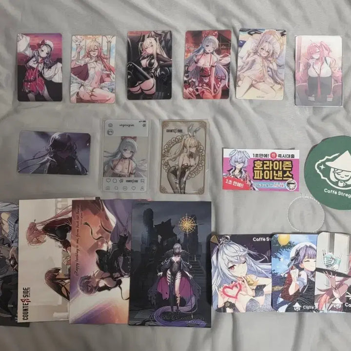 [BUNJANG] Counterside AGF Special Edition Photocard Full Set + Limited Edition Card Karin / 카운터사이드 AGF 특전 포토카드 풀세트 + 한정카드 카린