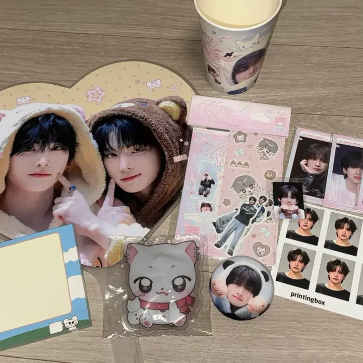 [BUNJANG] &amp;TEAM Yuma Scent Card Maruz Uchiwa Bundle Set / 앤팀 유마 생카 마루즈 우치와 양도해요 + 키링추가됐어요!