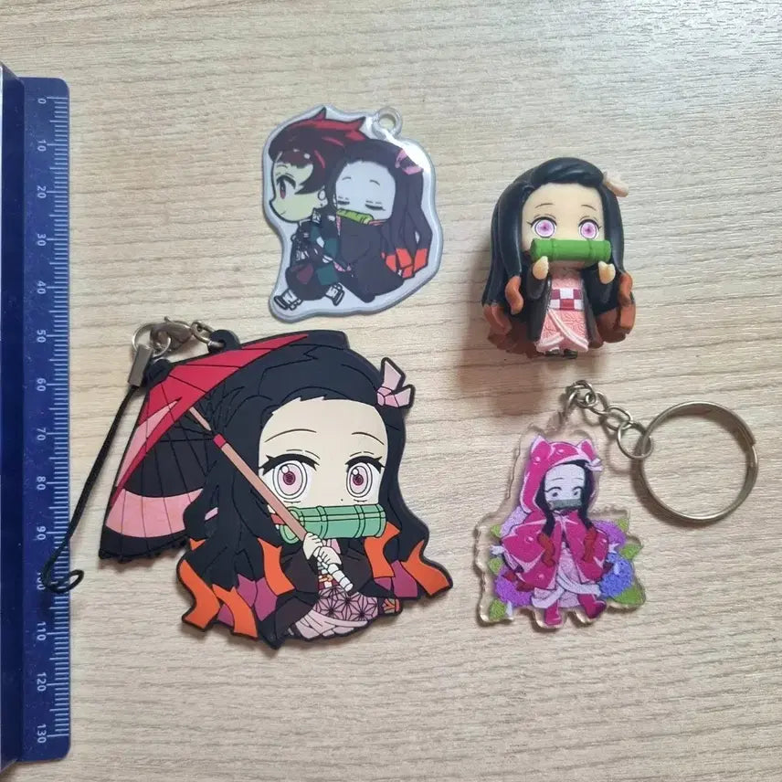 [BUNJANG] Demon Slayer Nezuko Goods Keychain, Figure / 귀멸의 칼날 네즈코 굿즈 (키링,피규어) 판매