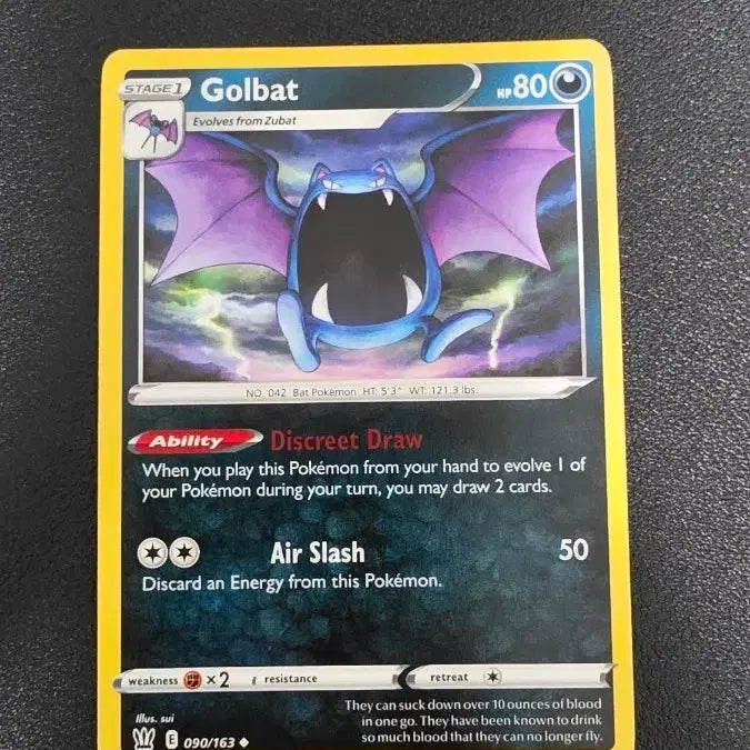 [BUNJANG] Pokemon Card North America Golbat 090/163 / 포켓몬 카드 북미 골뱃 090/163