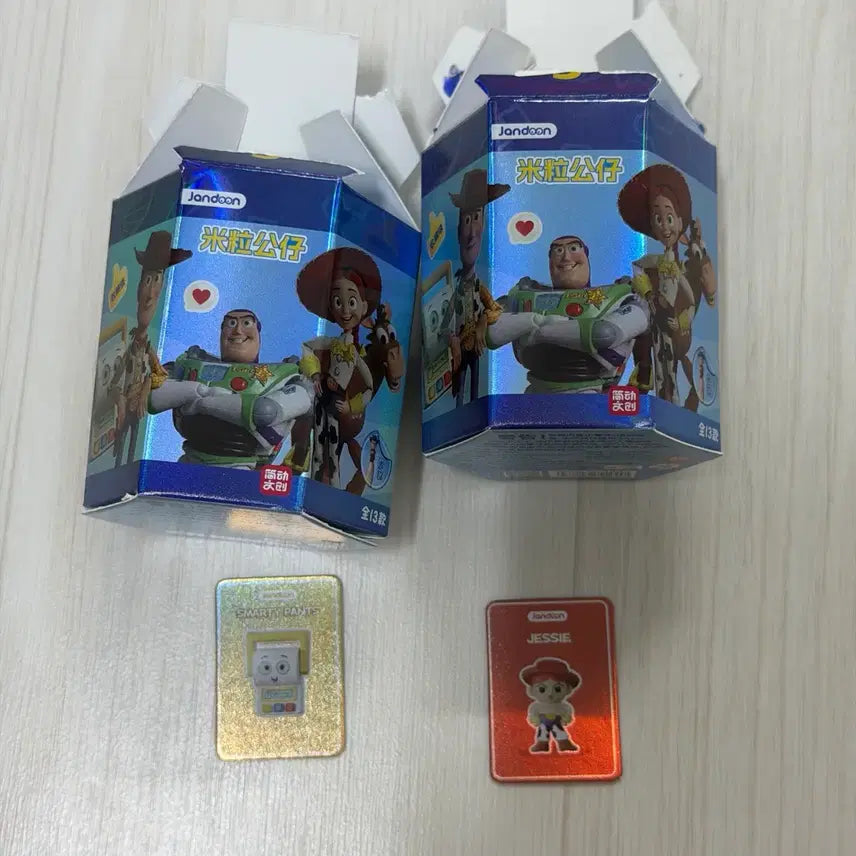 [BUNJANG] Disney Pixar Toy Story Rice Ball Jesse Smarty Pants Figure Set / (2개 세트) 디즈니 픽사 토이스토리 쌀알 제시 스마티팬츠 피규어