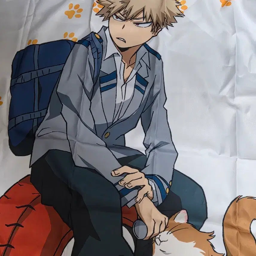 [BUNJANG] My Hero Academia Katsuki Bakugo Cat Tapestry / 나의 히어로 아카데미아 바쿠고 카츠키 태피스트리