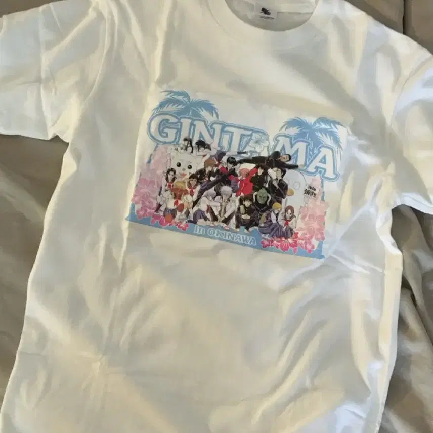 [BUNJANG] Gintama Okinawa Limited Edition T-Shirt / 은혼 오키나와 티셔츠 반팔 긴토키