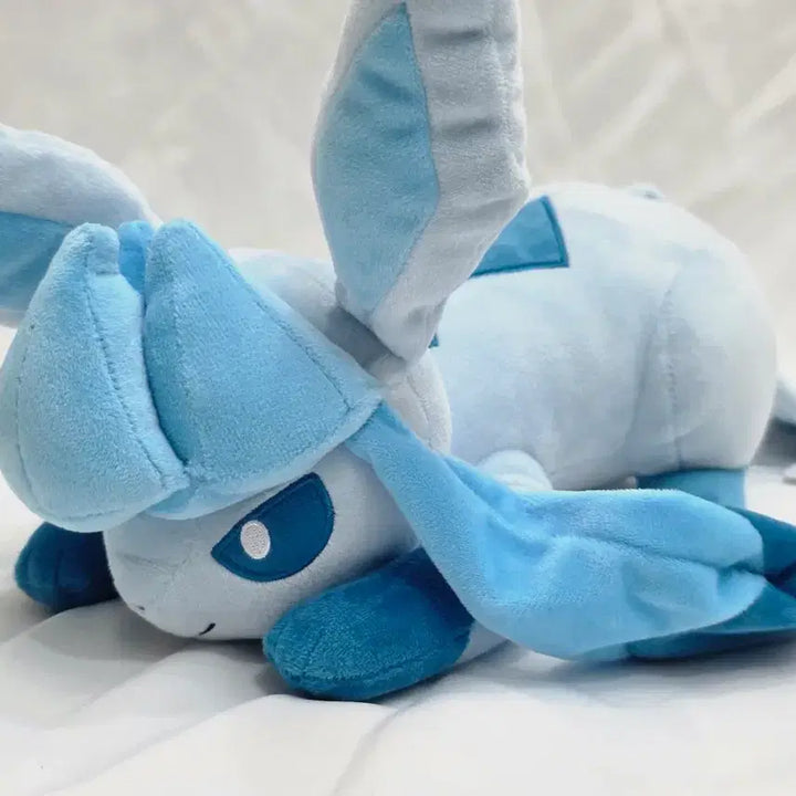 [BUNJANG] Banpresto Pokemon Mechamofu Sleeping Ver. Glaceon Plush Doll / 포켓몬스터 반프레스토 모후굿토 낮잠ver 이브이즈 글레이시아 인형 판매합니다