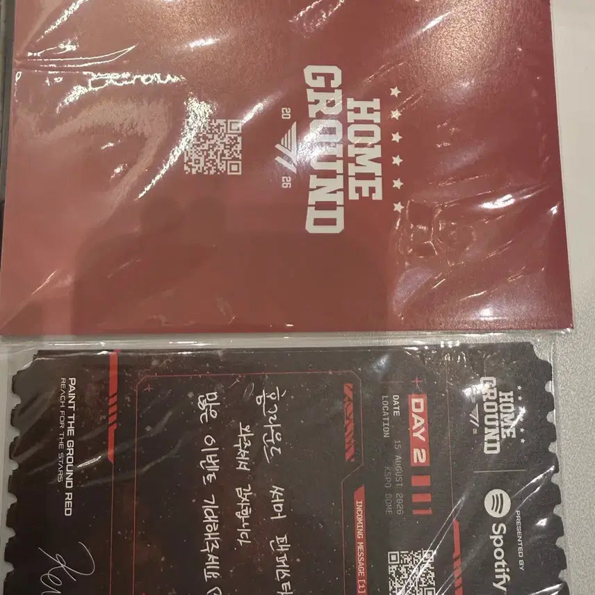 [BUNJANG] T1 Homeground Day 2 Original Ticket &amp; Postcard Set Doran Owner Faker Faece Keria / 티원 홈그라운드 2일차 오리지널 티켓 + 엽서 세트 판매합니다 도란 오너 페이커 페이즈 케리아