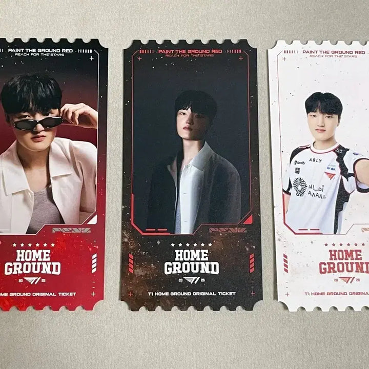 [BUNJANG] T1 Home Ground Ticket + Postcard Set (Phases 1, 2, 3) / T1 티원 홈그라운드 1,2,3일차 티켓+개인 엽서 페이즈 peyz