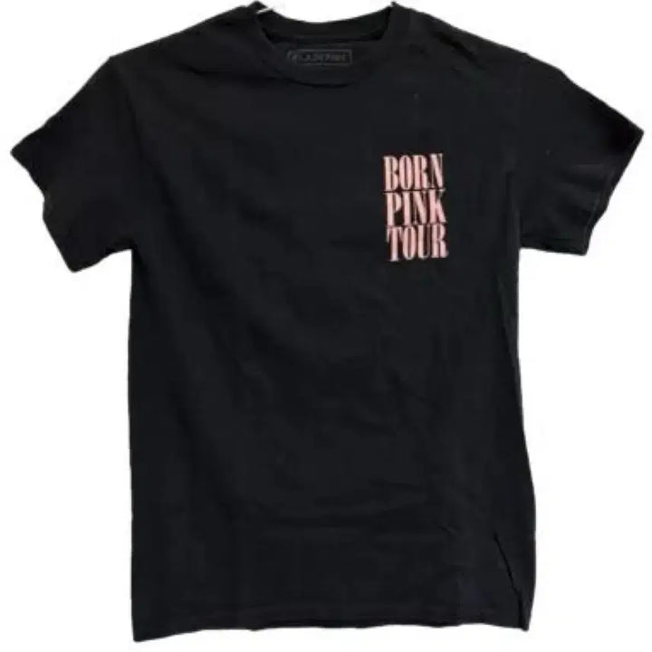 [BUNJANG] BLACKPINK Born Pink Tour 2022 Short Sleeve T-Shirt Black / 블랙핑크 본 핑크 투어 2022 반팔 티셔츠 블랙