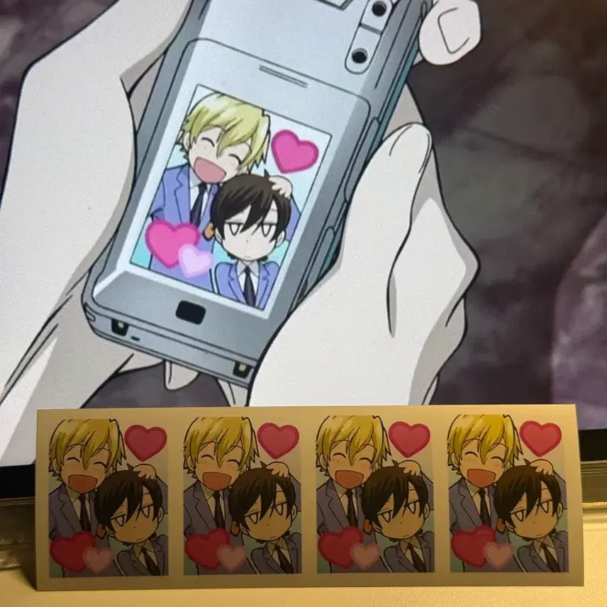 [BUNJANG] Ouran High School Host Club Tamaki Haruhi Couple Sticker Set / 오란고교 사교클럽 타마키 하루히 스티커
