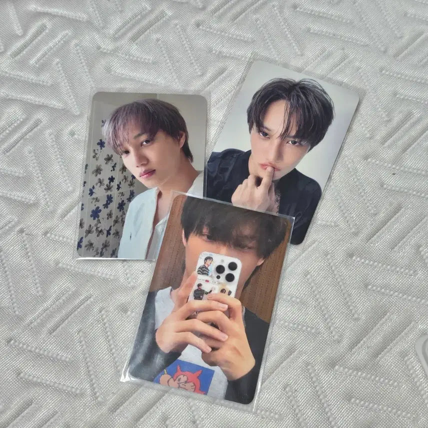 [BUNJANG] EXO Kai Wait On Me Lucky Draw Photocard Set / EXO 카이 Wait On Me 미공포 3종